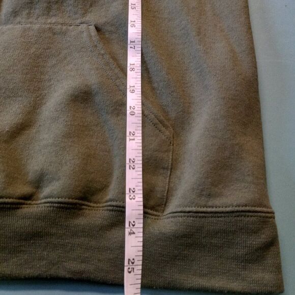 Jerzees Lg Green Adirondack Mountains New York Long Sleeve Hoodie Countrycore - Picture 7 of 8